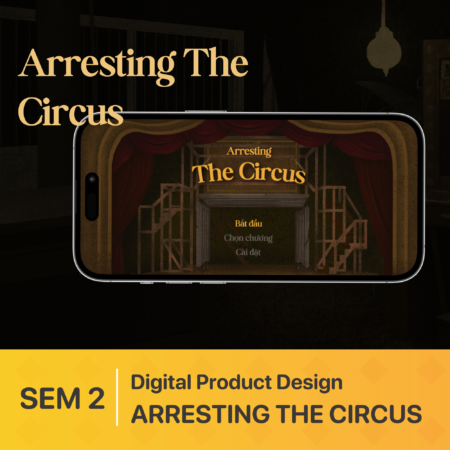 THIẾT KẾ GIAO DIỆN ỨNG DỤNG GAME SUY LUẬN GIẢI ĐỐ - ARRESTING THE CIRCUS