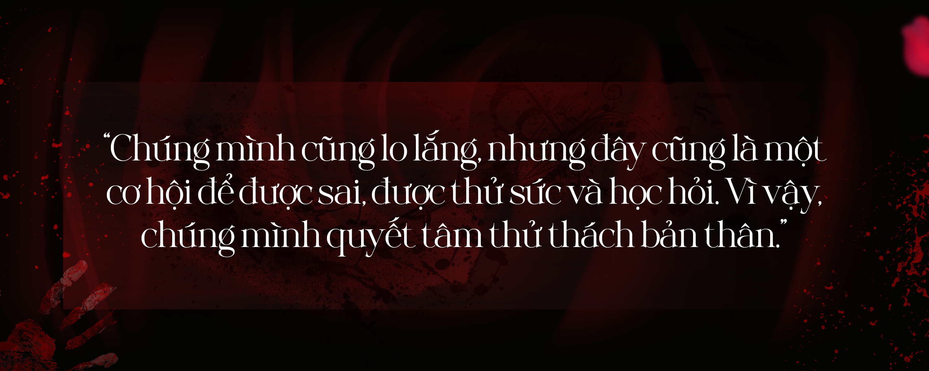 Đồ án Perfect Wound: Từ "cơ hội được sai" đến tác phẩm nhạc kịch kinh dị xuất sắc
