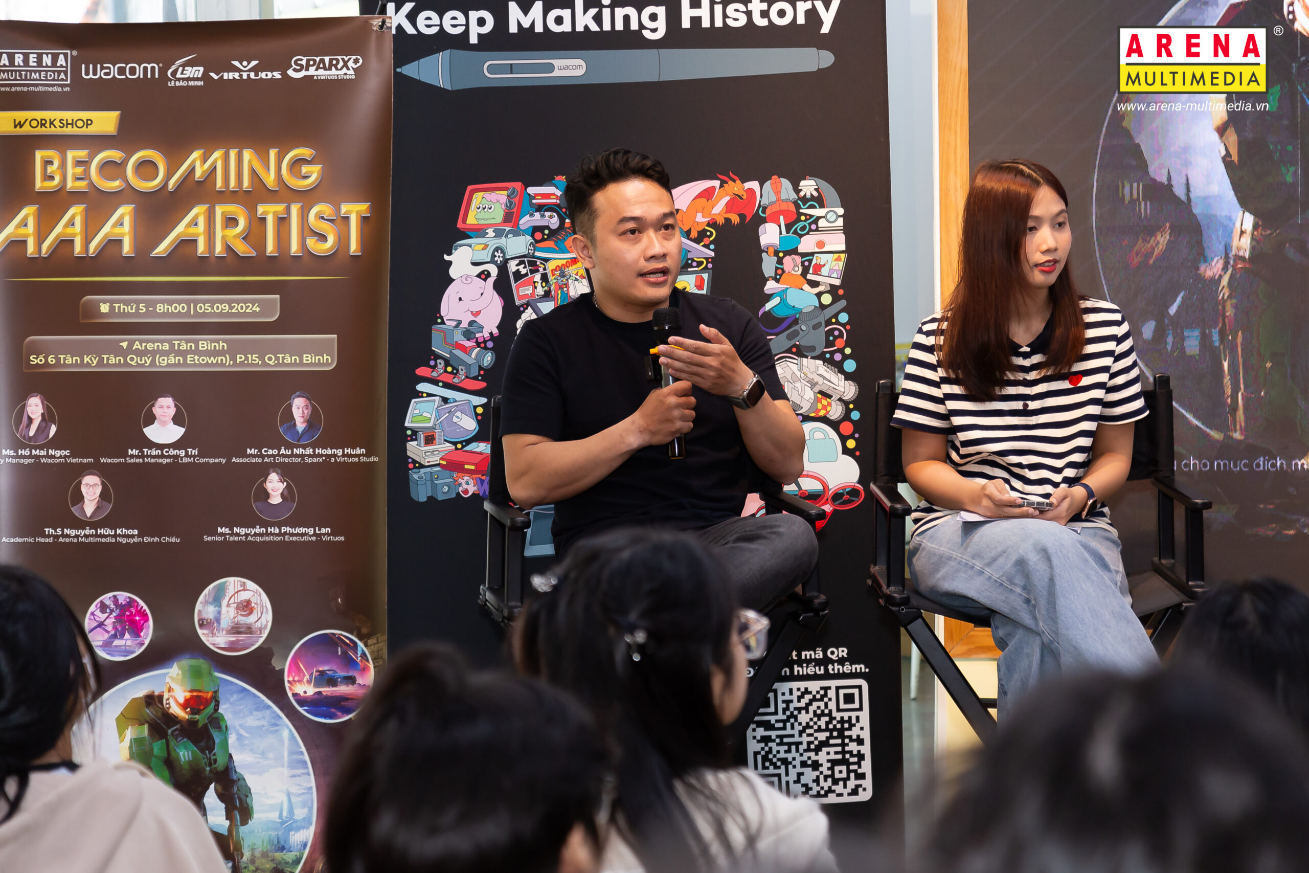 Cùng Arena dựng xây sự nghiệp AAA Artist với bạn trẻ yêu Game: Trau dồi kỹ năng, vun đắp tương lai