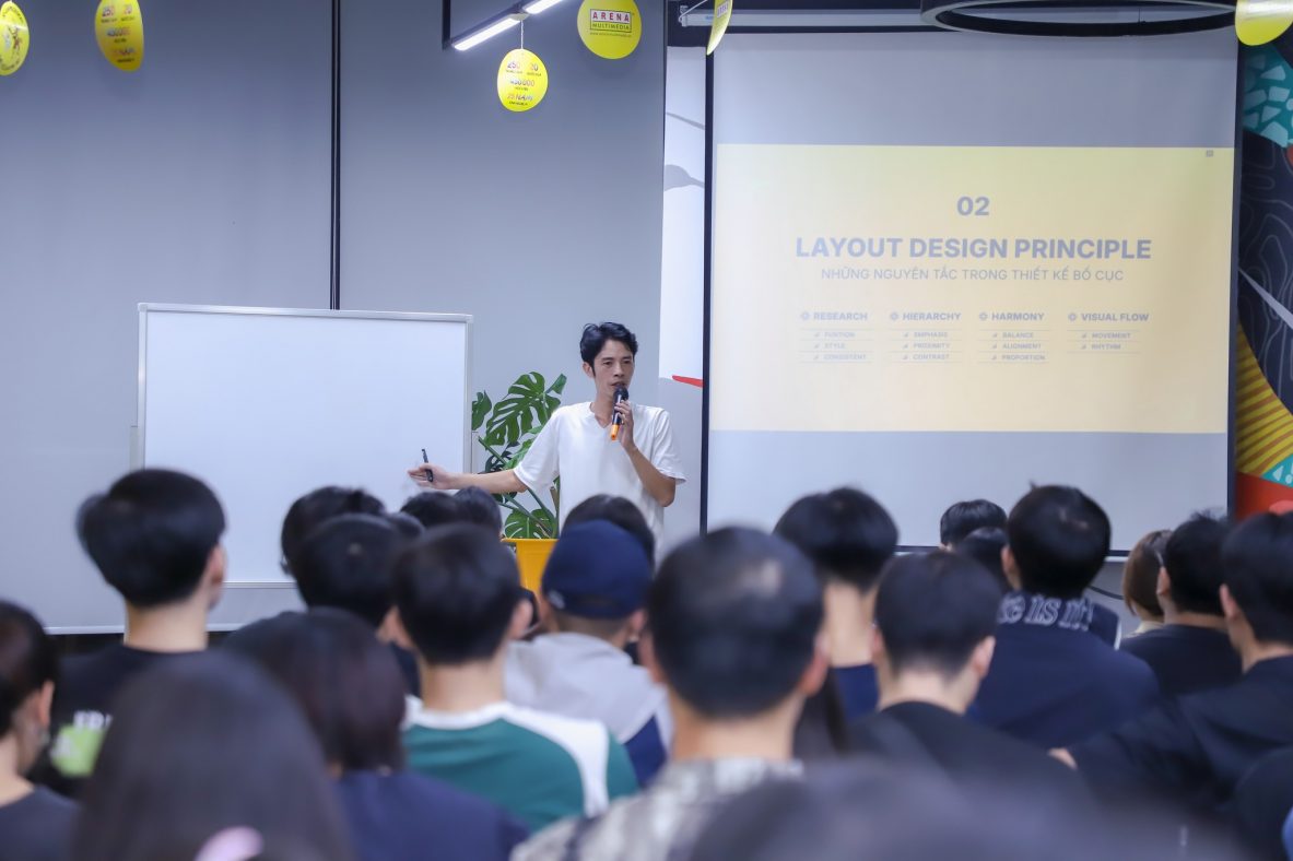 Tập tành học Bố cục trong Thiết kế cùng Arena Multimedia