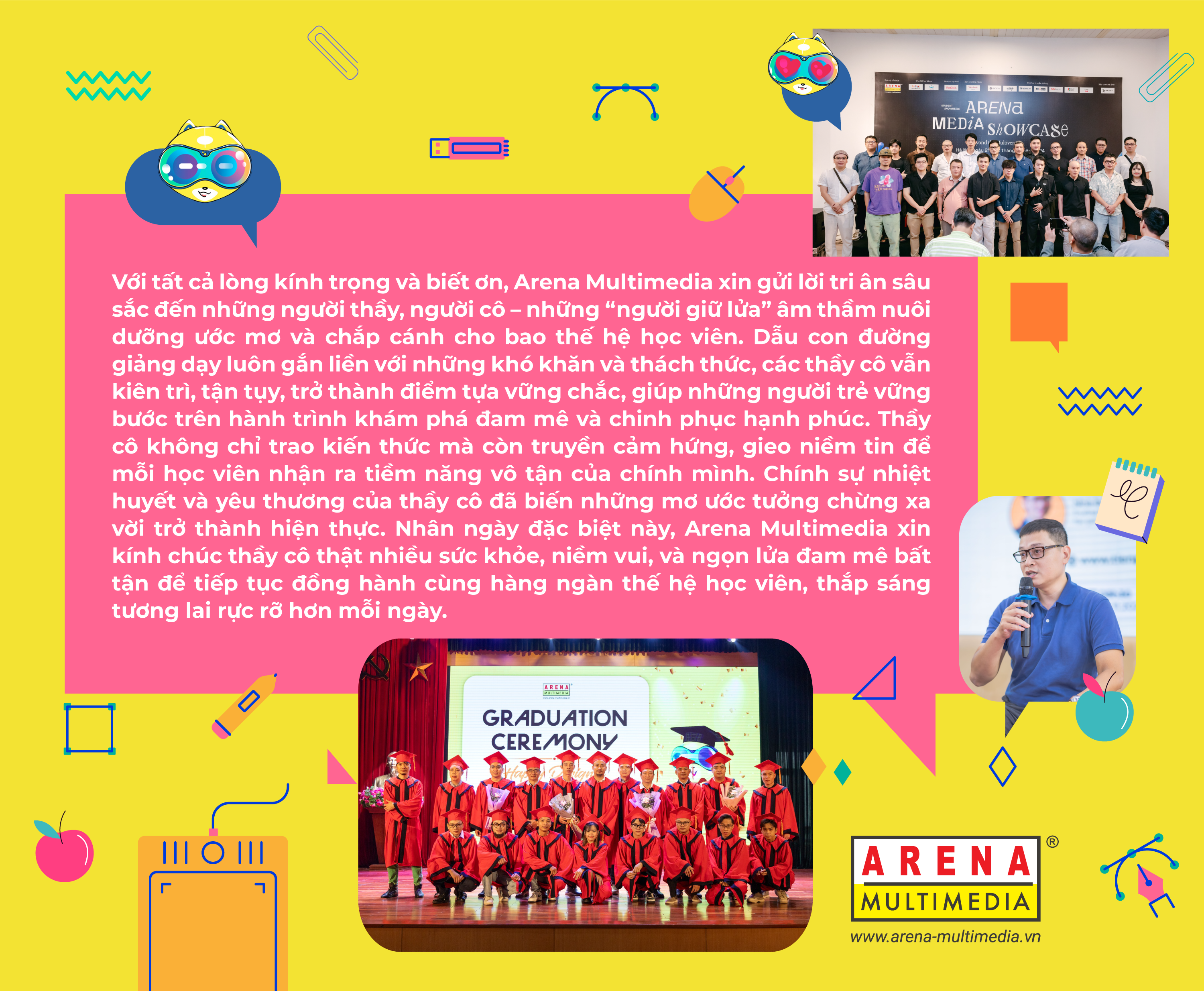 Những thế hệ thắp sáng ước mơ tại Arena