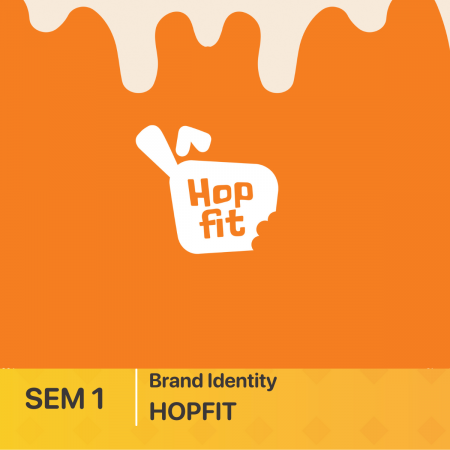 ĐỒ ÁN SEM 1 | Graphic Design | Bộ nhận diện thương hiệu HOPFIT