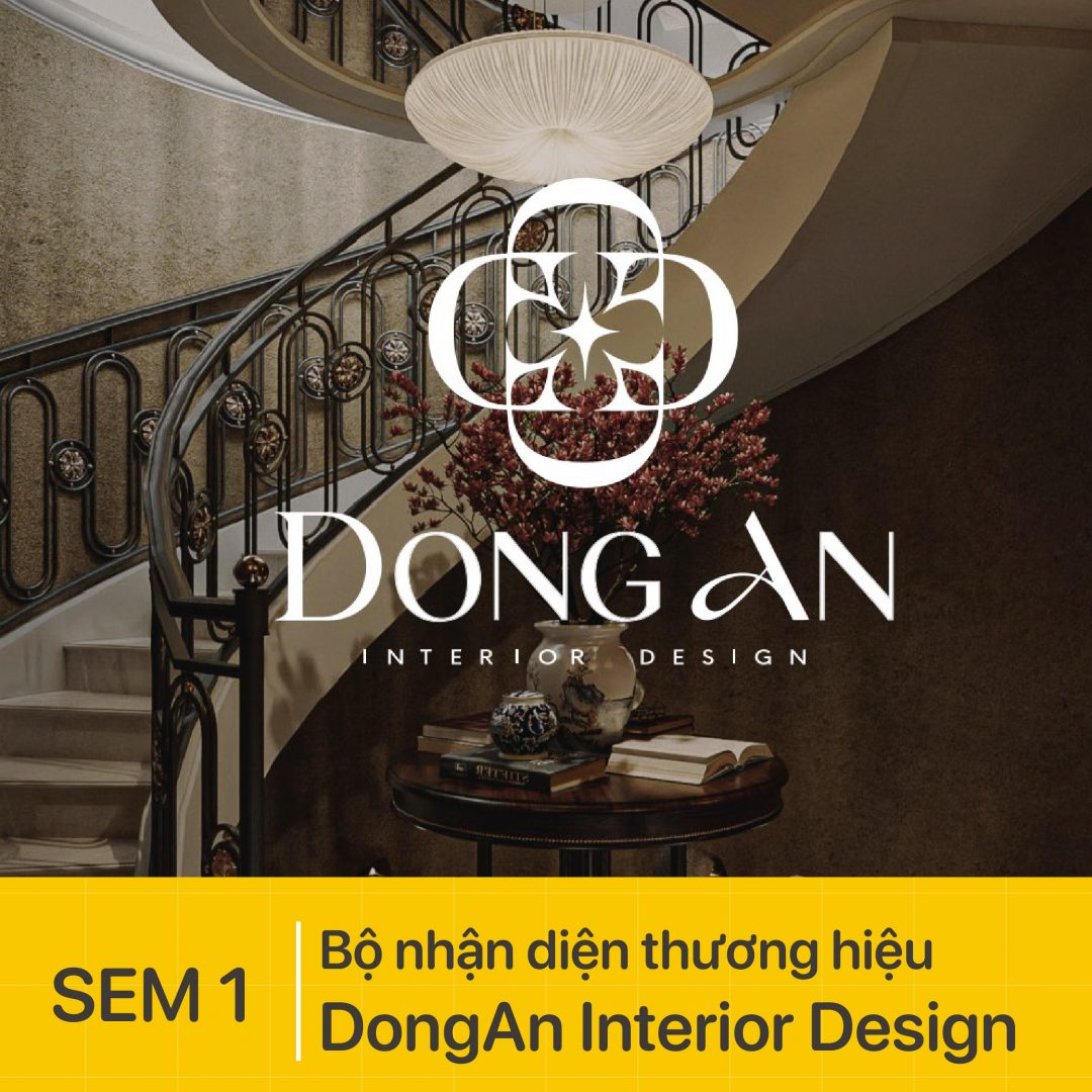 Bộ Nhận Diện Thương Hiệu DongAn Interior Design - Đào Tạo Thiết Kế Đồ ...