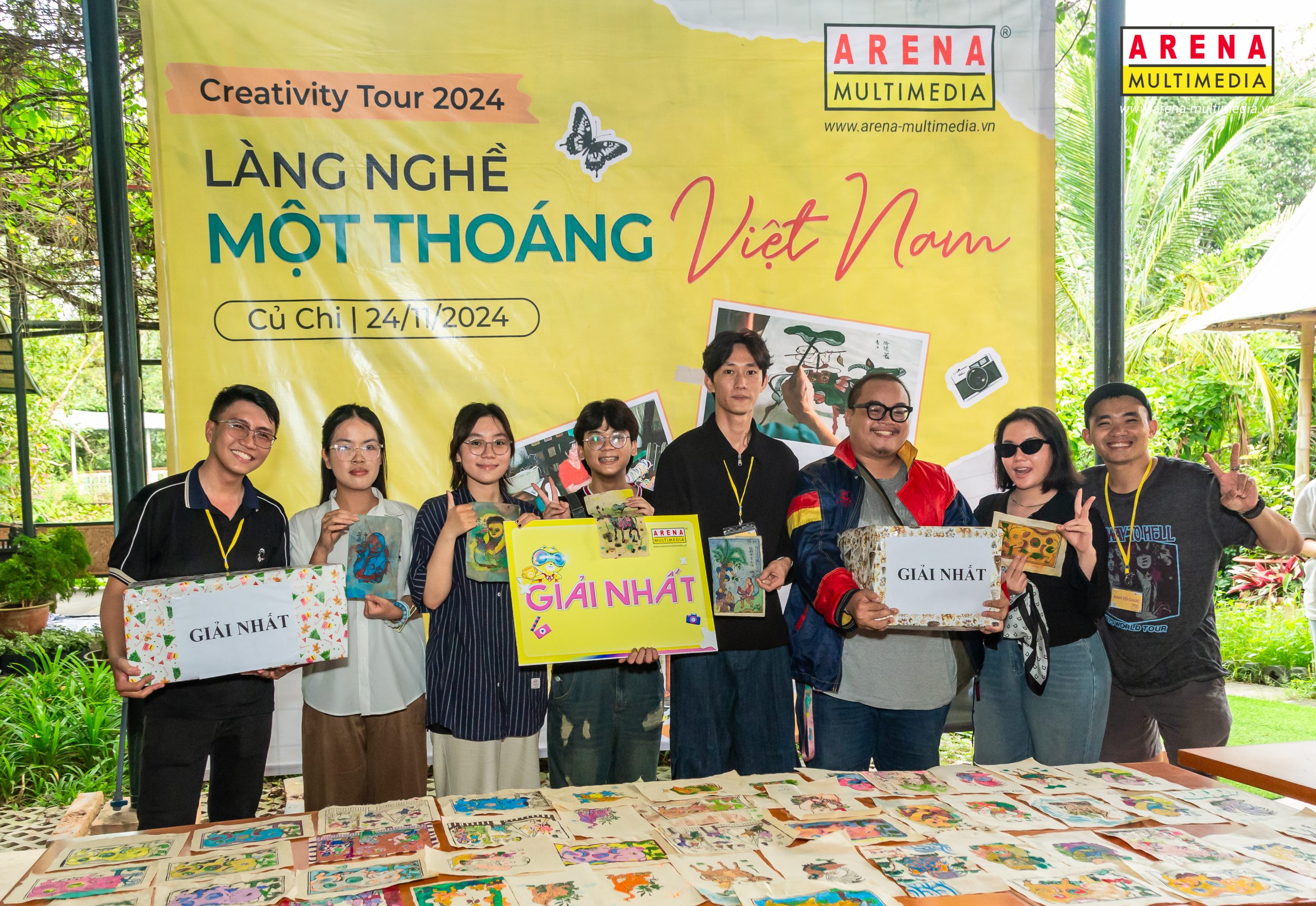 “Bội thu” trải nghiệm cùng học viên Arena trong chuyến đi sáng tạo tại làng nghề Một Thoáng Việt Nam