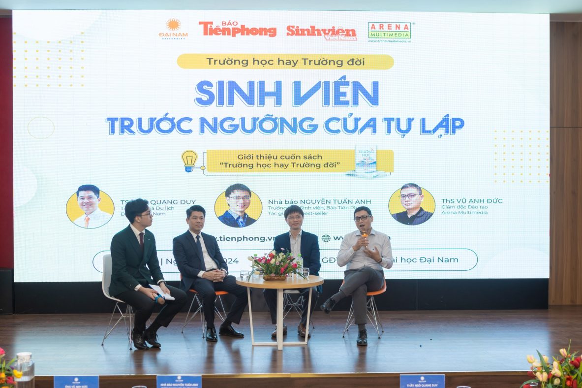 Tọa đàm: Trường học hay Trường đời cùng sinh viên trường Đại học Đại Nam