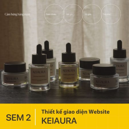 Đồ án thiết kế giao diện Website | KEIAURA