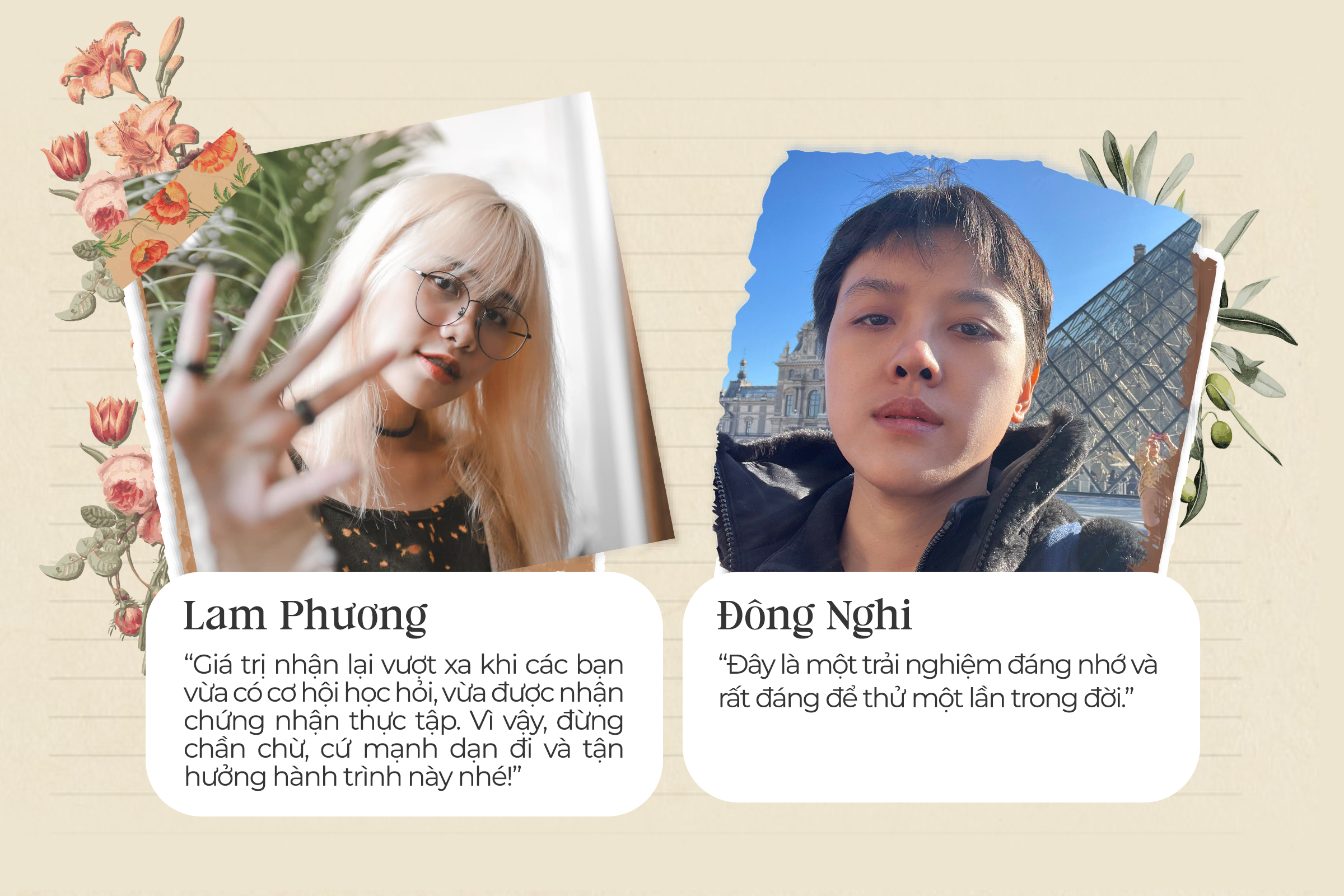Lam Phương - Đông Nghi và 28 ngày thực tập tại Pháp: "Trải nghiệm đáng thử một lần trong đời"