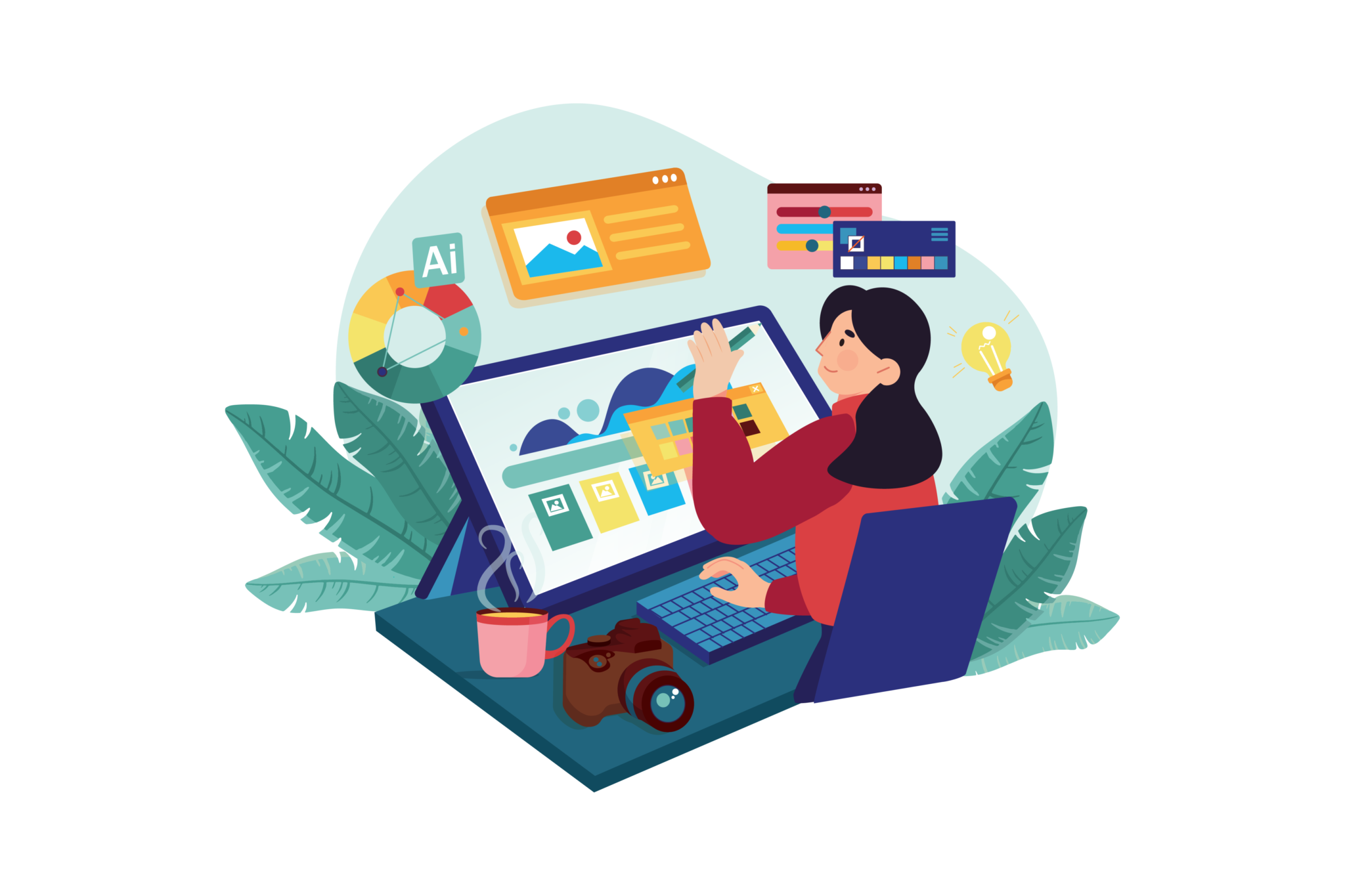 Freelance Designer “sống” thế nào trong thời đại AI?