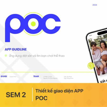 Đồ án SEM 2 | Digital Product Design | POC