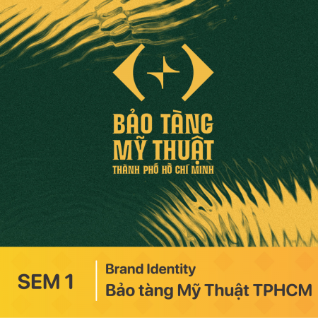 ĐỒ ÁN SEM 1 | Graphic Design | Bộ nhận diện thương hiệu Bảo tàng Mỹ thuật TPHCM