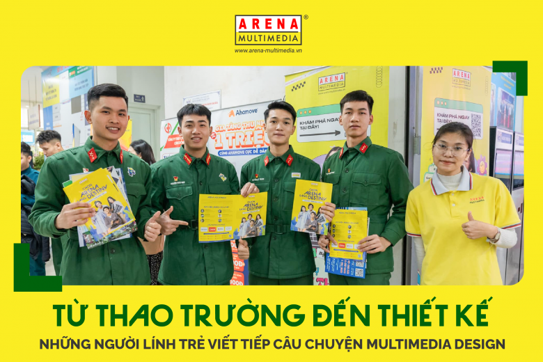 Từ thao trường đến thiết kế: Những người lính trẻ viết tiếp câu chuyện Multimedia Design