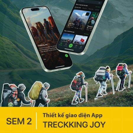 Thiết kế giao diện App TREKKING JOY