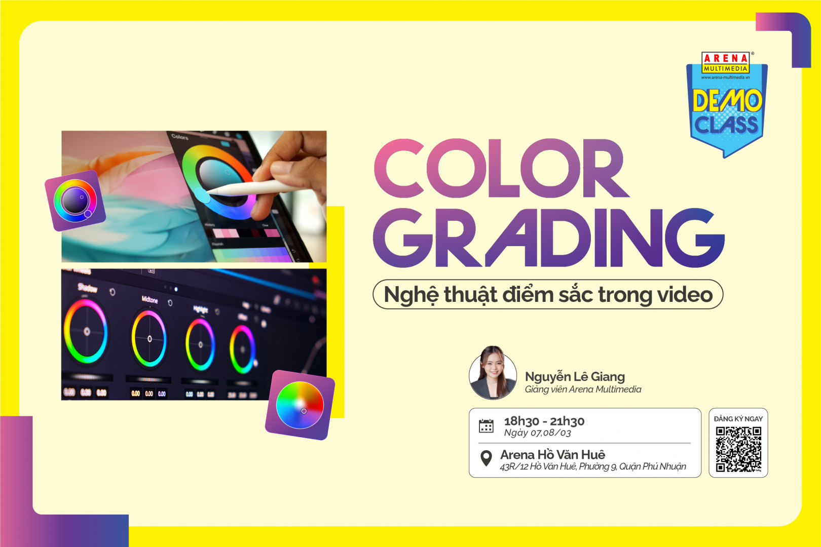 [HCM – 03.2025] Demo Class: Color Grading - Nghệ Thuật điểm Sắc Trong ...