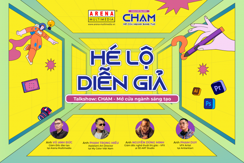 [HN] Hé lộ dàn khách mời có 1-0-2 tại talkshow “CHẠM” - Mở cửa ngành sáng tạo