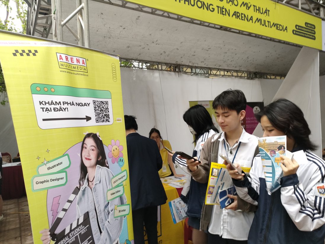 Arena Multimedia tại Ngày hội Tư vấn Tuyển sinh THPT Việt Đức: Mở ra cánh cửa sáng tạo cho thế hệ trẻ