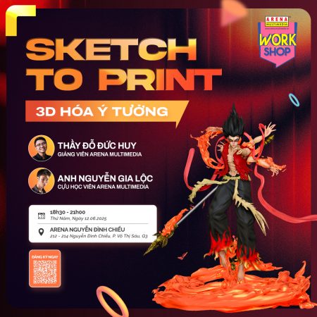 [HCM - 12.06] Workshop: Sketch to Print - 3D hóa ý tưởng