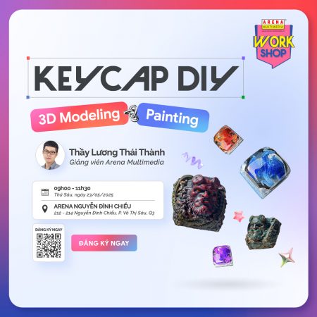 [HCM - 23.05] Workshop: Keycap DIY - 3D Modeling & Painting