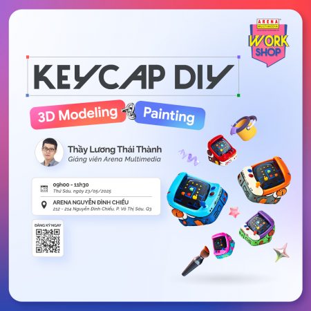 [HCM - 23.05] Workshop: Keycap DIY - 3D Modeling & Painting