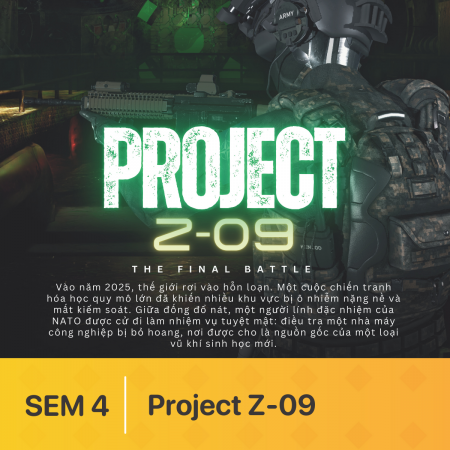 Đồ án kỳ 4 | 3D Game Design | Project Z-09