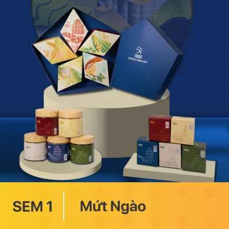 Đồ án SEM 1 | Brand Identity | Mứt Ngào
