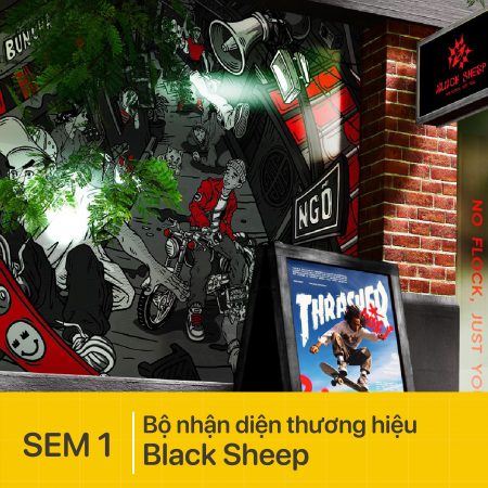 Bộ nhận diện thương hiệu Black Sheep