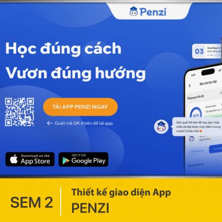 Thiết kế giao diện ứng dung PENZI