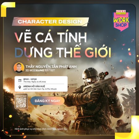 [HCM - 21.06] Workshop: Character Design - Vẽ cá tính, dựng thế giới