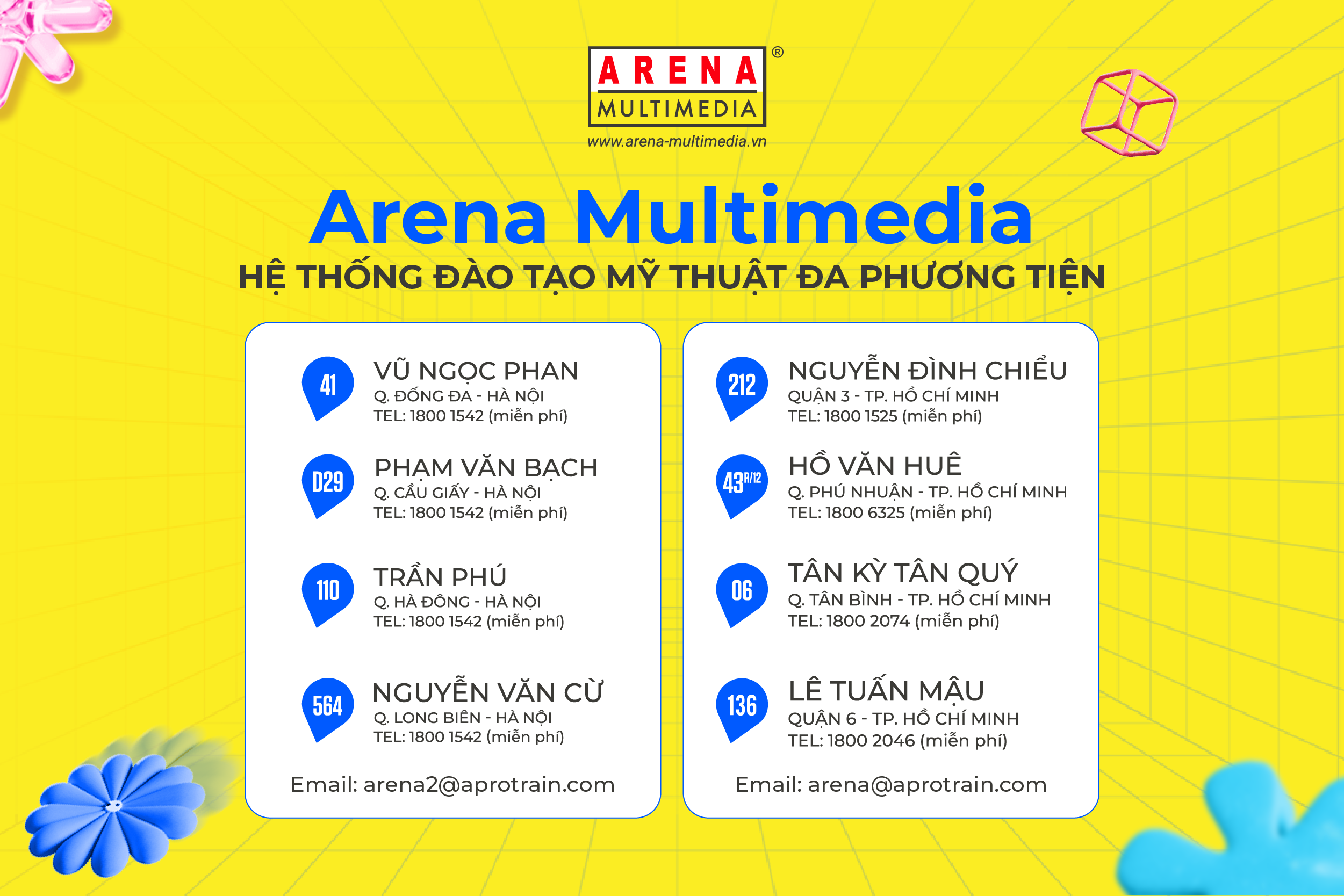 Arena Multimedia thông báo tuyển sinh năm 2025 Arena Multimedia thông báo tuyển sinh năm 2025