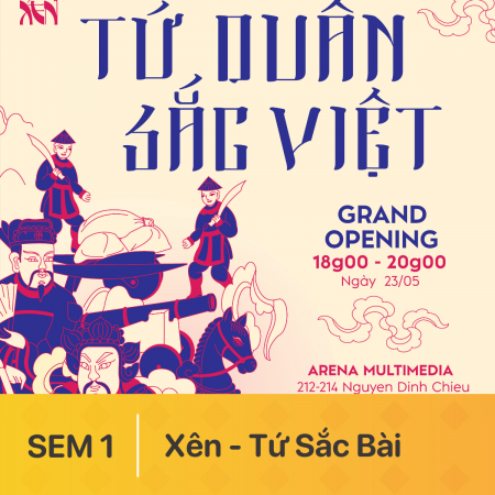 Đồ án SEM 1 | Brand Identity | Xên - Tứ Sắc Bài