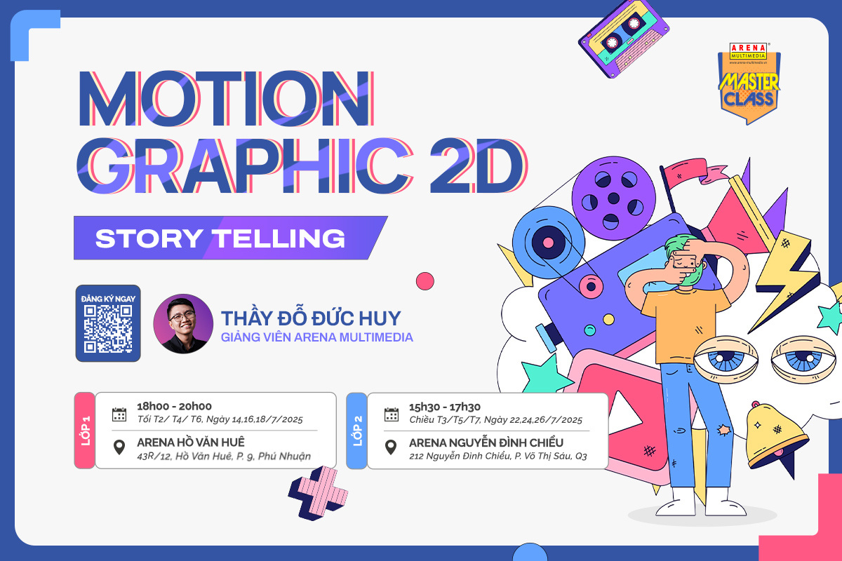 [HCM - 07.2025] Master Class: Motion Graphic 2D - Storytelling
