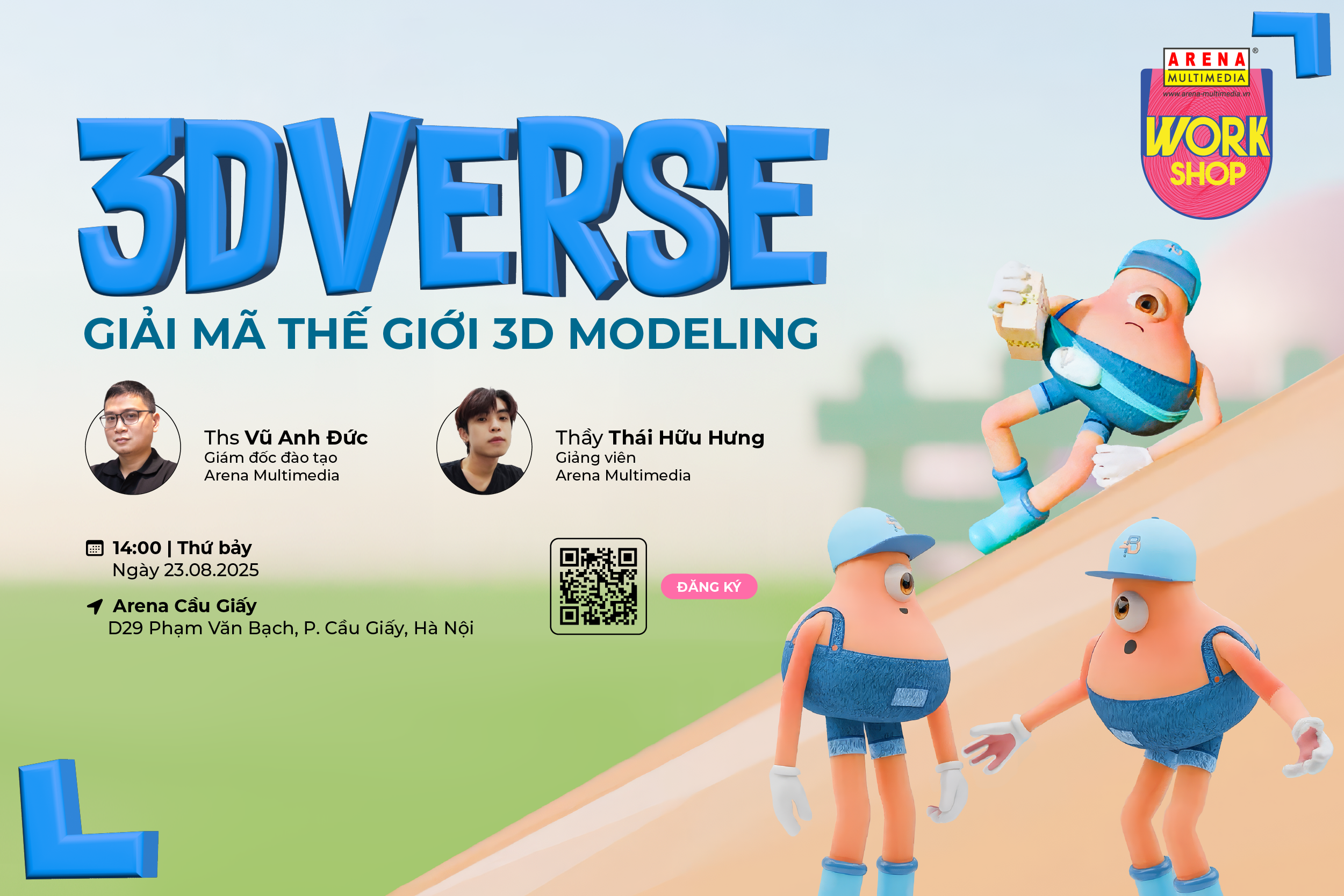 [HN - 23.08] Workshop 3Dverse: Giải mã thế giới thế giới 3D Modeling