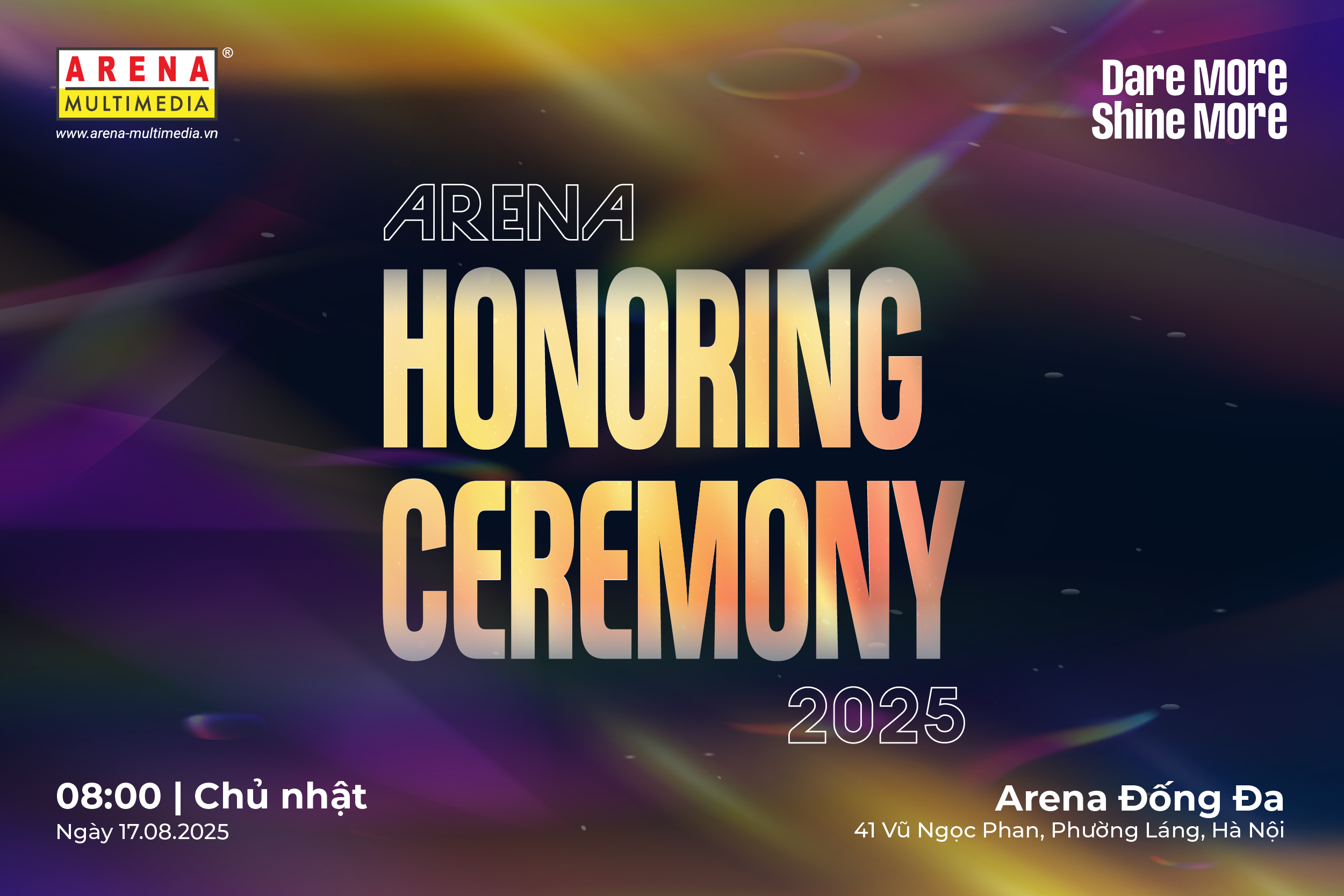 [HN - 17.08] Arena Honoring Ceremony: Dare more - Shine more