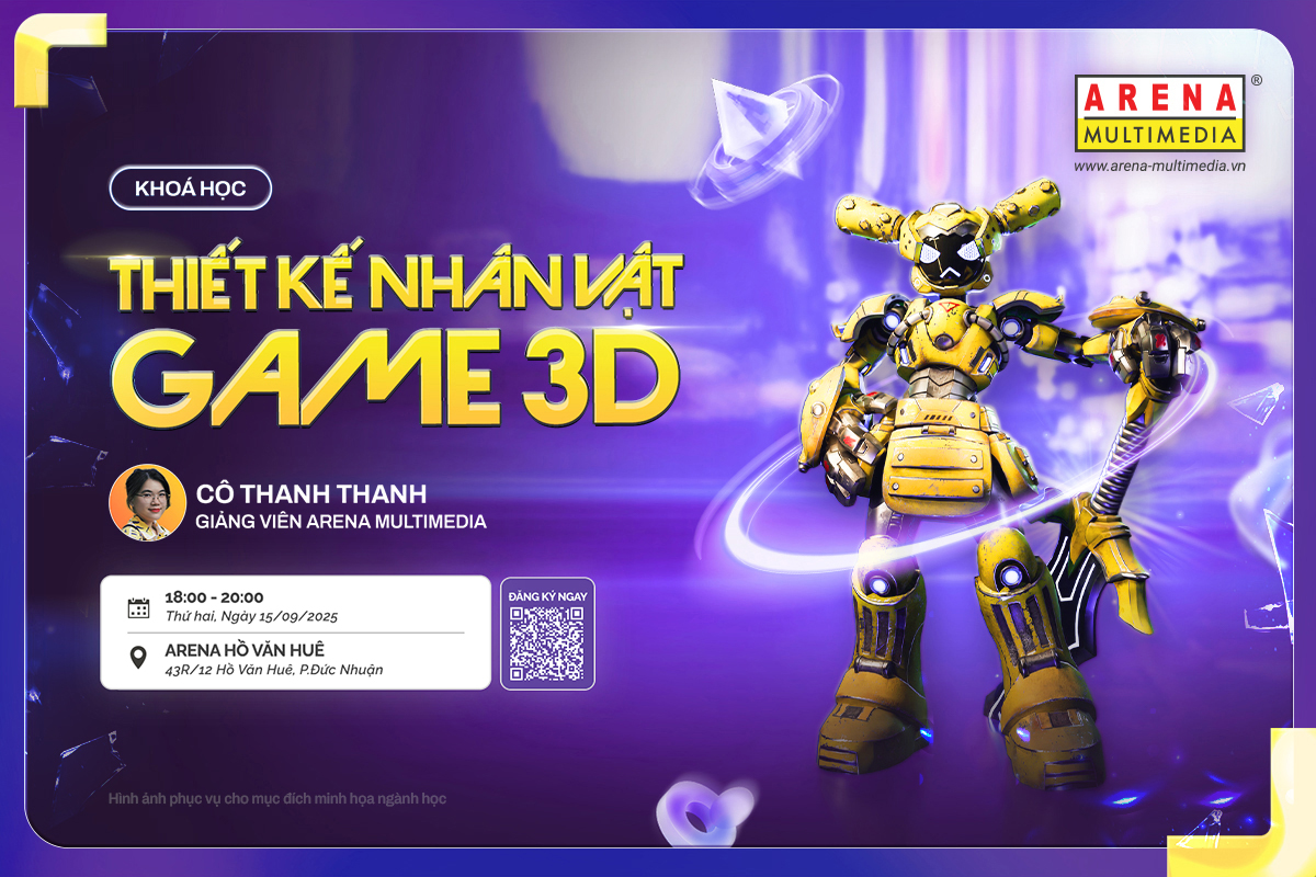 [HCM - 09.2025] Short Course: Thiết kế nhân vật Game 3D