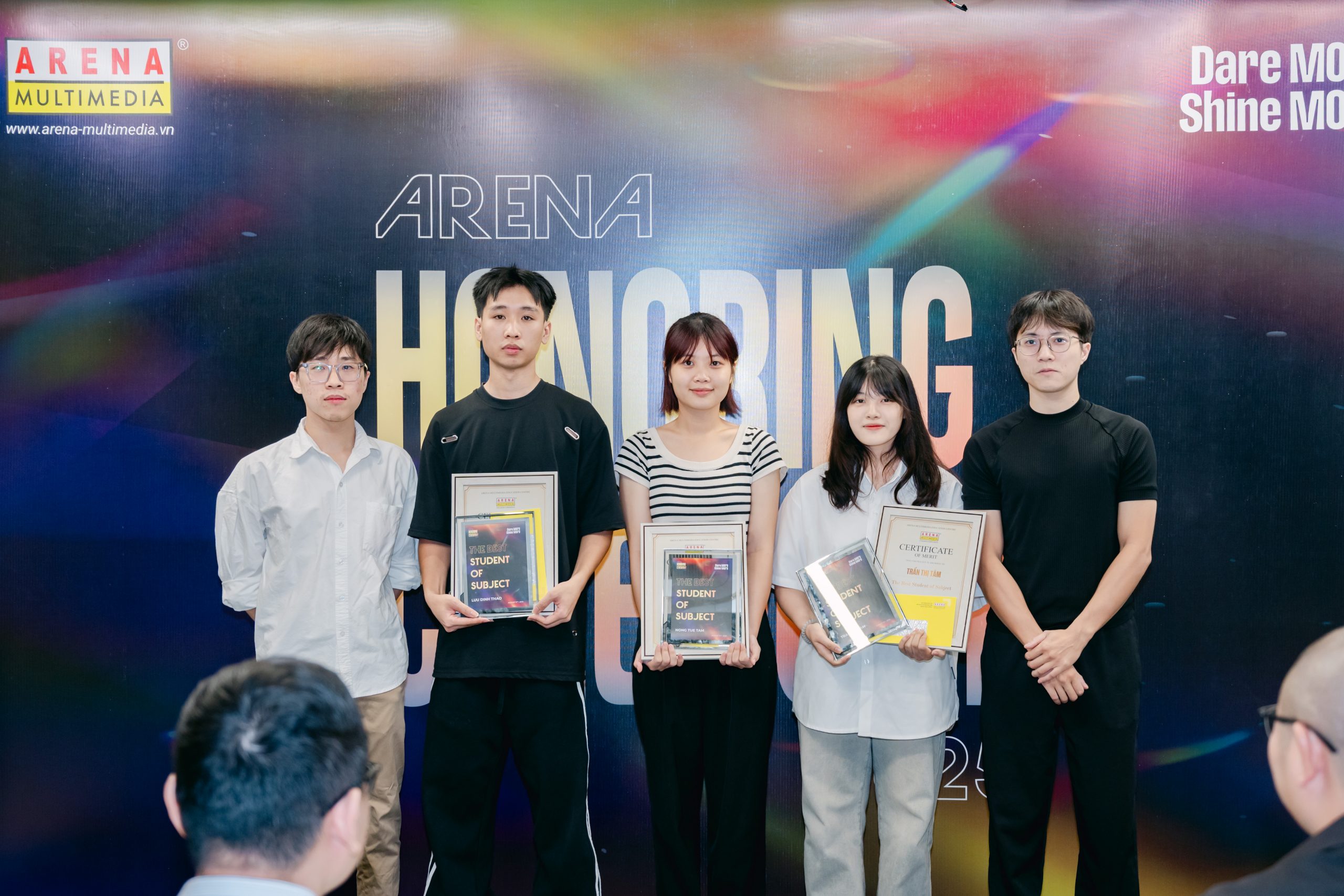 Arena Honoring Ceremony 2025 khu vực Hà Nội: Vinh danh hành trình sáng tạo và trưởng thành của học viên Arena Multimedia Arena Honoring Ceremony 2025 khu vực Hà Nội: Vinh danh hành trình sáng tạo và trưởng thành của học viên Arena Multimedia