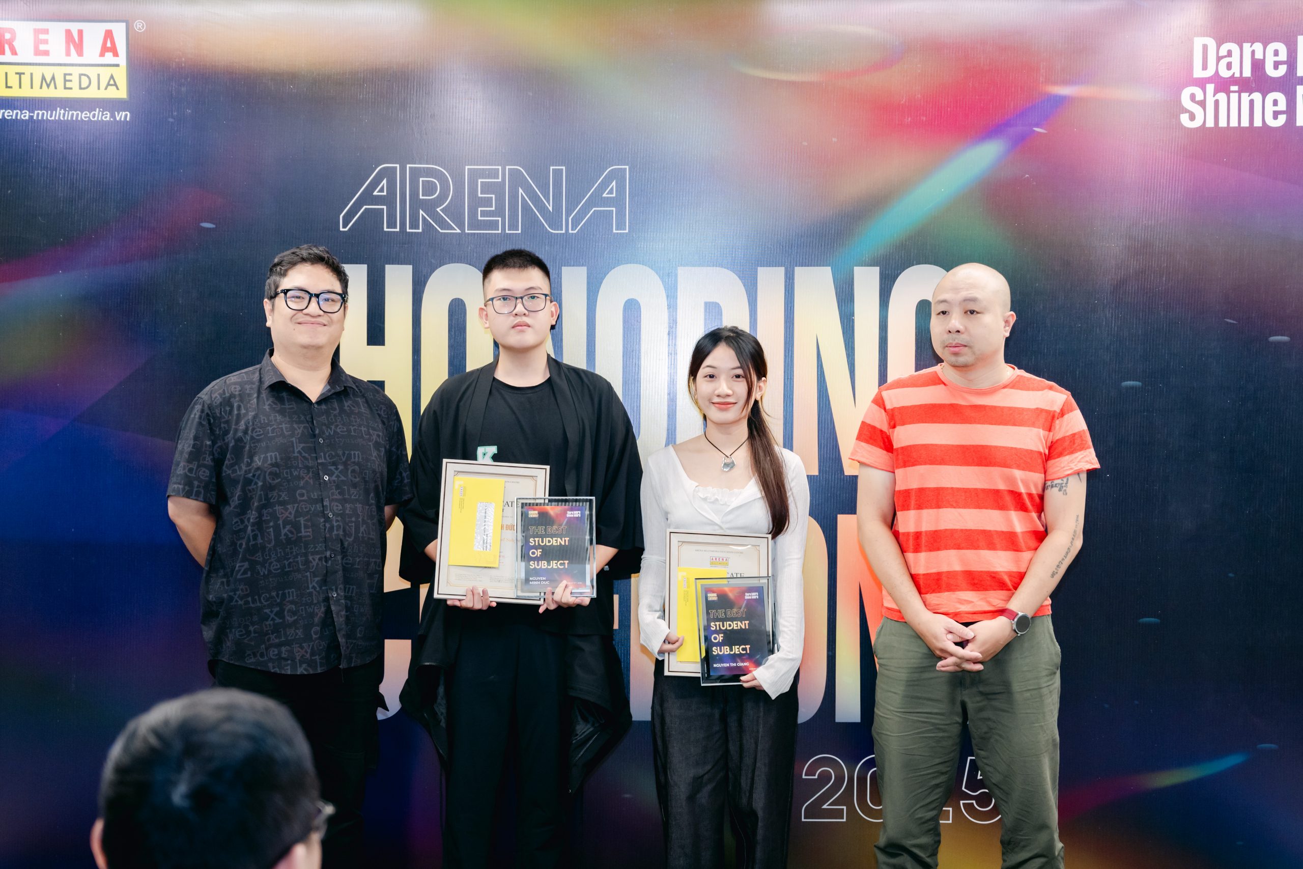 Arena Honoring Ceremony 2025 khu vực Hà Nội: Vinh danh hành trình sáng tạo và trưởng thành của học viên Arena Multimedia Arena Honoring Ceremony 2025 khu vực Hà Nội: Vinh danh hành trình sáng tạo và trưởng thành của học viên Arena Multimedia
