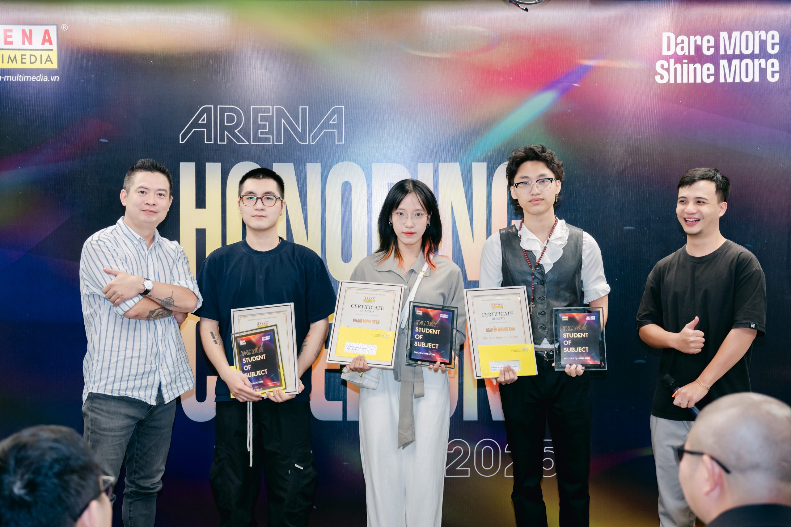 Arena Honoring Ceremony 2025 khu vực Hà Nội: Vinh danh hành trình sáng tạo và trưởng thành của học viên Arena Multimedia Arena Honoring Ceremony 2025 khu vực Hà Nội: Vinh danh hành trình sáng tạo và trưởng thành của học viên Arena Multimedia