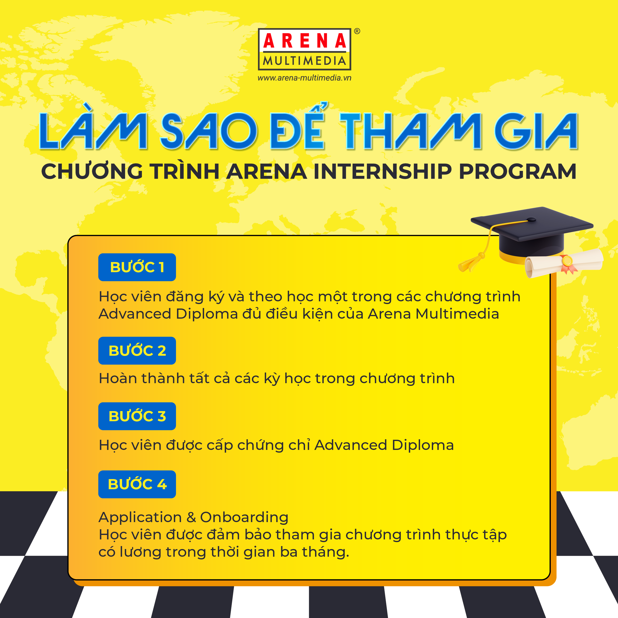 Arena Internship Program: Chương trình thực tập có lương dành cho học viên Arena chính thức khởi động