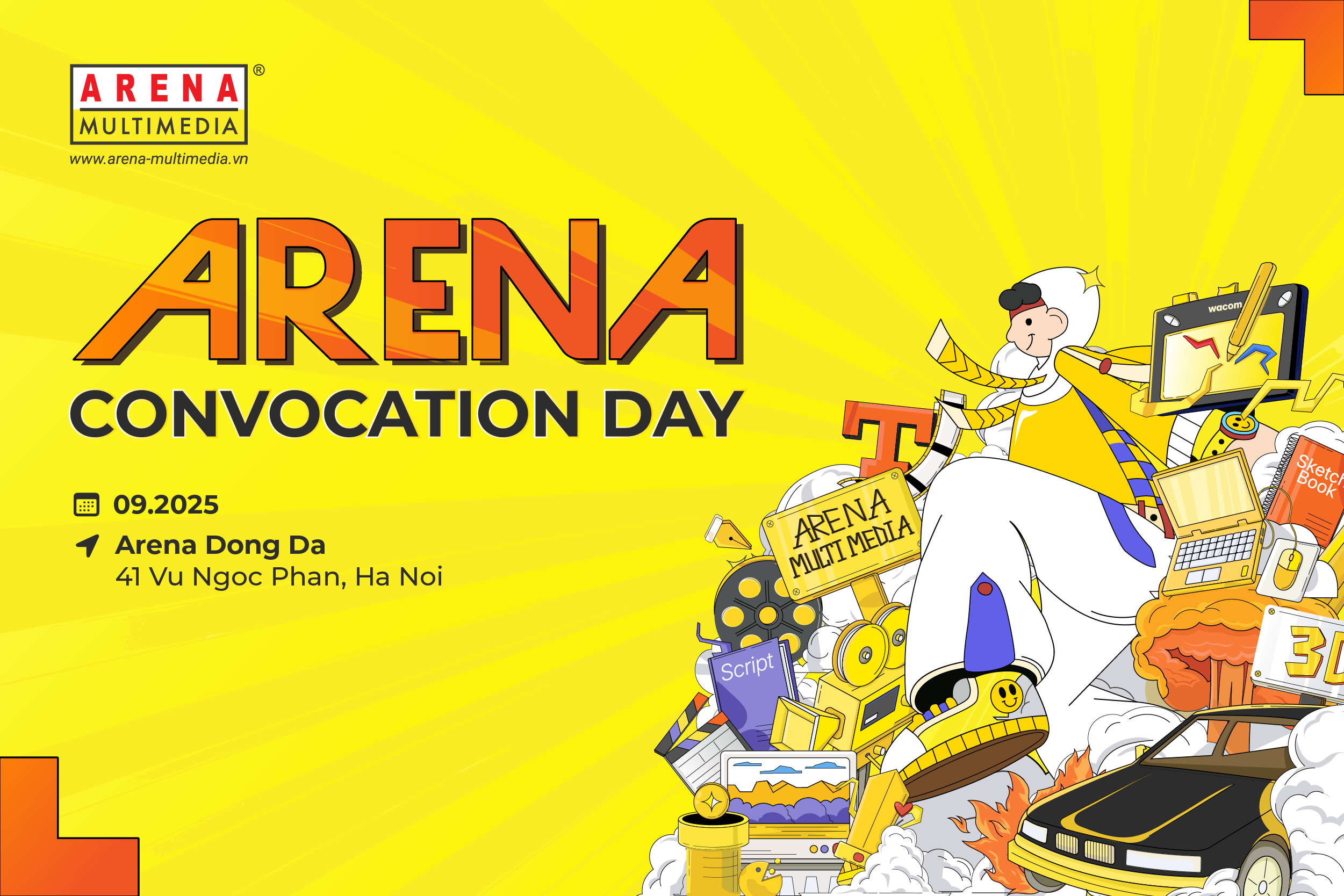 [HN - 19-20.09] Lễ khai giảng Arena Convocation Day – Sự kiện đánh dấu bước khởi đầu mới trên hành trình chinh phục ngành Mỹ thuật Đa phương tiện