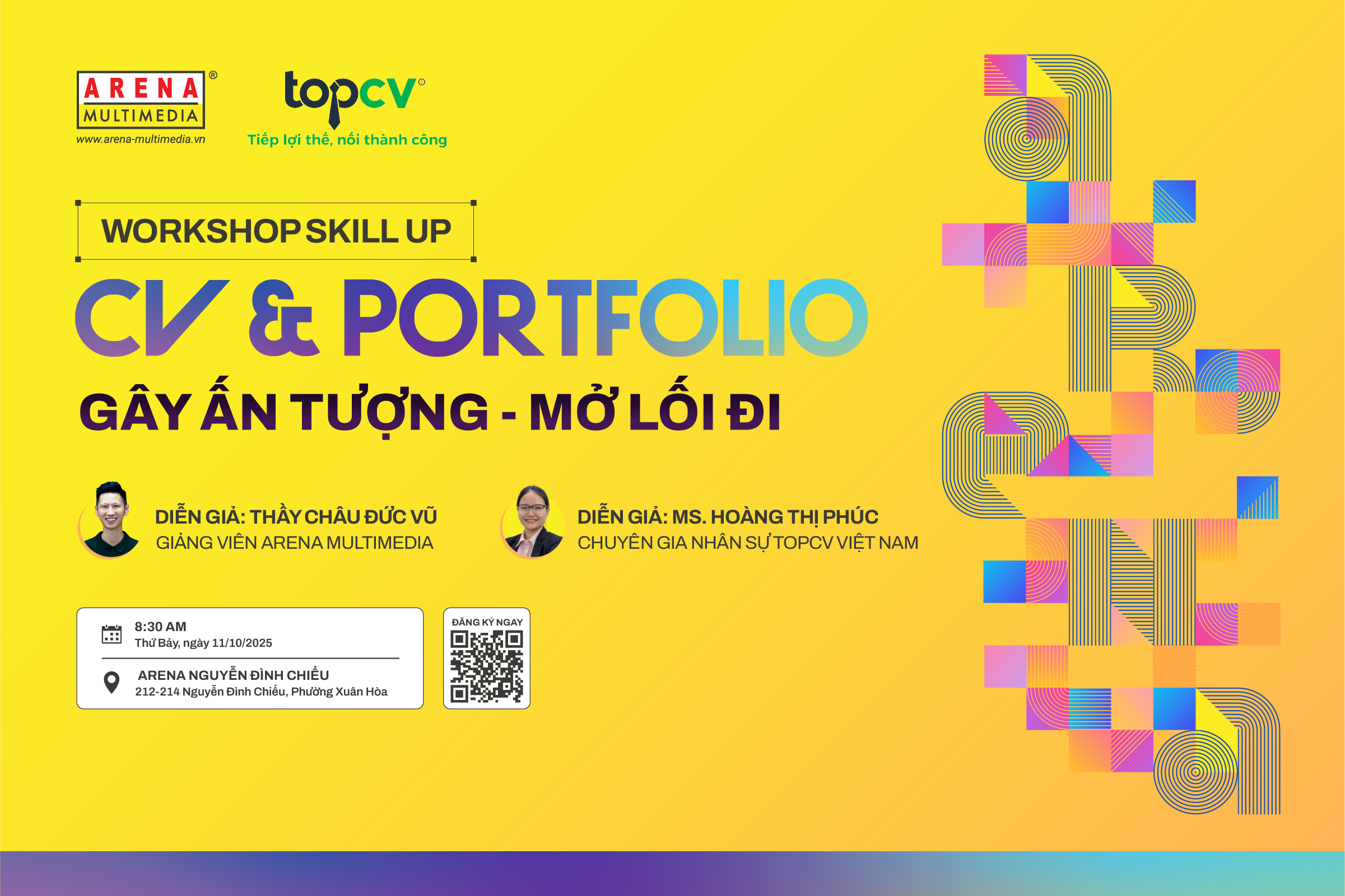 [HCM - 11.10] Workshop Skill Up: “CV & Portfolio – Gây ấn tượng, mở lối đi"