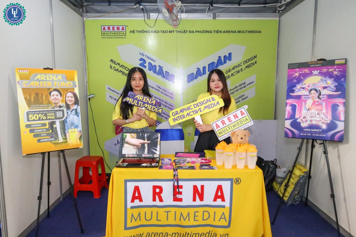 Arena Multimedia đồng hành cùng “Ulaw Career Day” lần II – 2025: Không gian sáng tạo thu hút các bạn học sinh THPT và sinh viên Luật ngay từ những phút giây đầu
