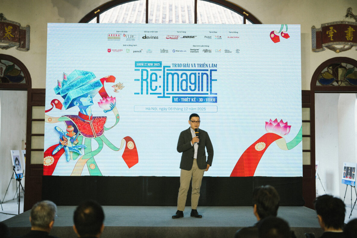 Show It NOW 2025 khép lại với triển lãm “RE:IMAGINE - Vì một Việt Nam tươi đẹp hơn” tại Trung tâm Văn hóa Nghệ thuật - 22 Hàng Buồm Show It NOW 2025 khép lại với triển lãm “RE:IMAGINE - Vì một Việt Nam tươi đẹp hơn” tại Trung tâm Văn hóa Nghệ thuật - 22 Hàng Buồm