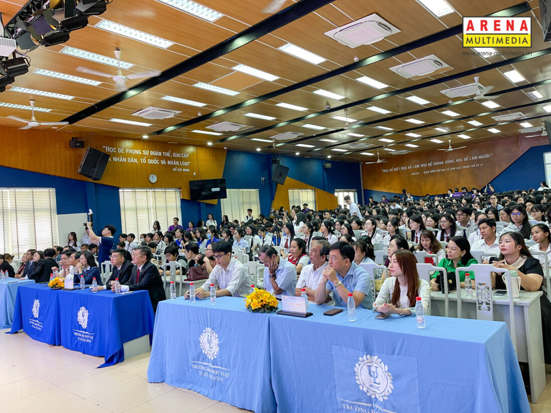 Arena Multimedia đồng hành cùng “Ulaw Career Day” lần II – 2025: Không gian sáng tạo thu hút các bạn học sinh THPT và sinh viên Luật ngay từ những phút giây đầu