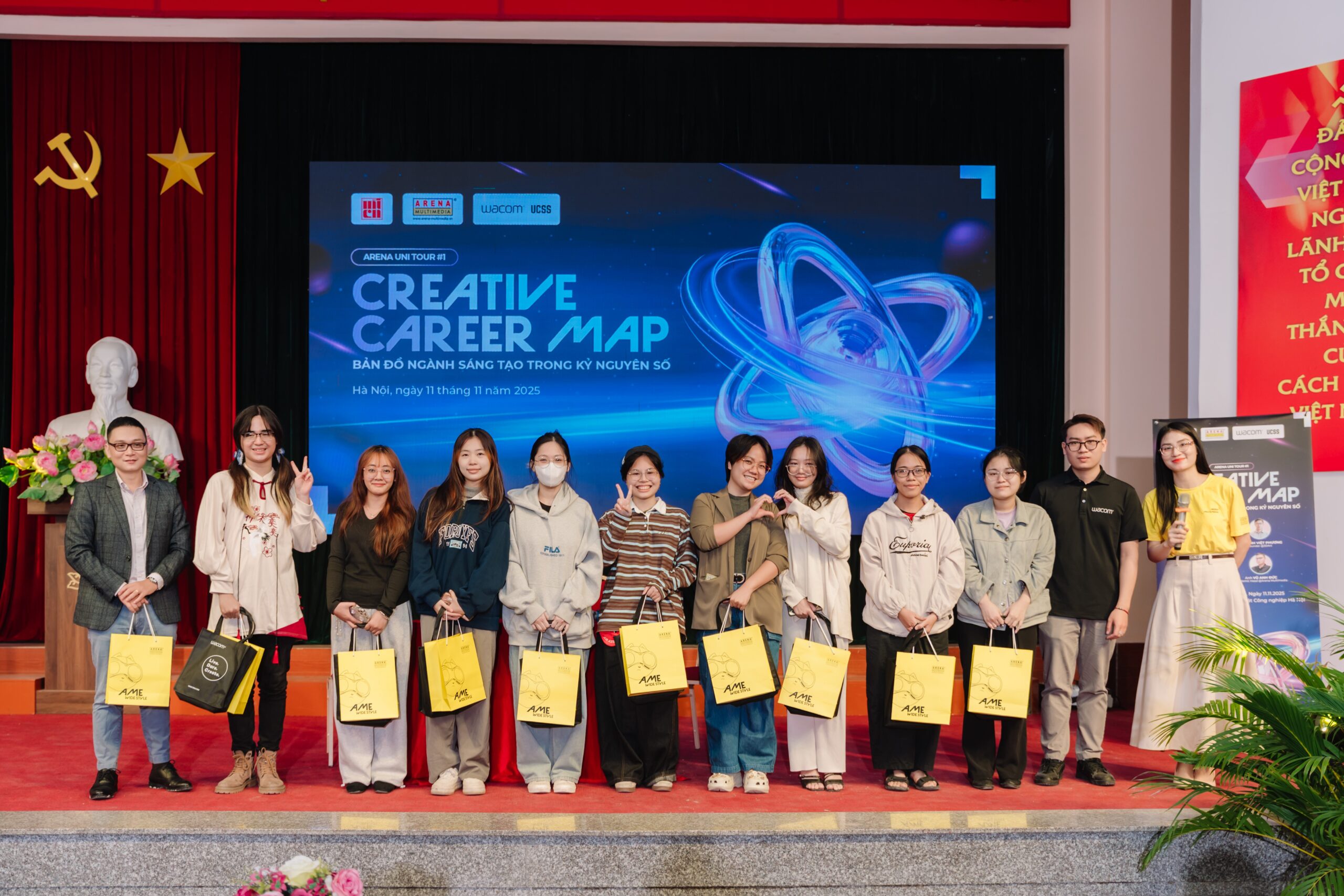Arena Uni Tour chặng đầu tiên: Khai mở “Creative Career Map” tại Đại học Mỹ thuật Công Nghiệp Arena Uni Tour chặng đầu tiên: Khai mở “Creative Career Map” tại Đại học Mỹ thuật Công Nghiệp