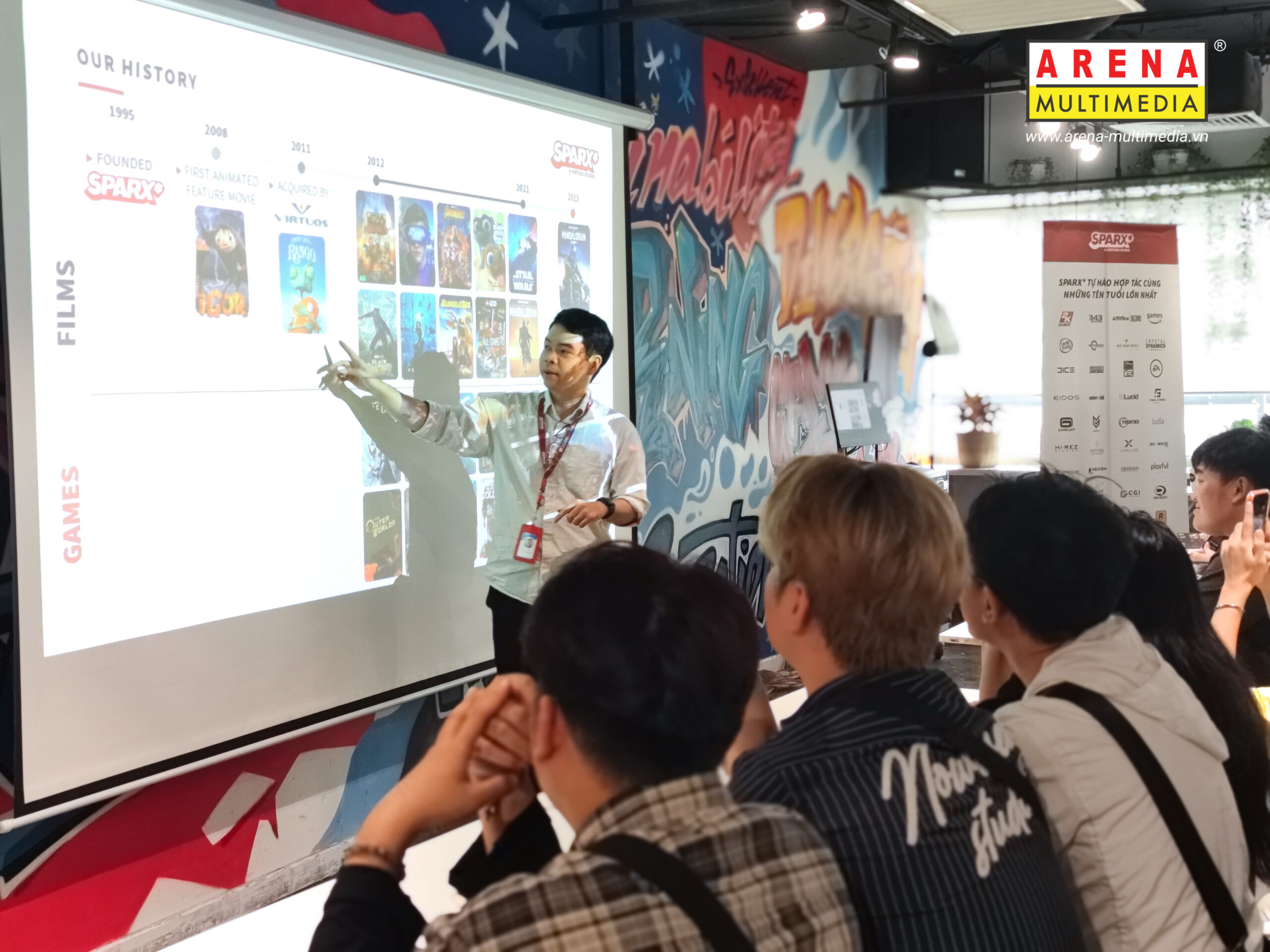Company Tour “Sparx* - A Virtuos Studio”: Học viên Arena Multimedia khám phá môi trường sản xuất 3D, Animation & FX chuẩn quốc tế