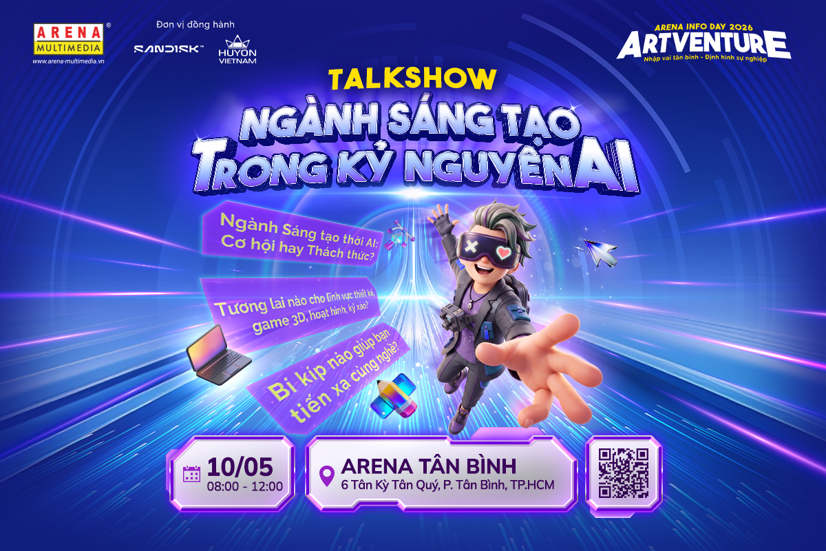 [HCM - 10.5.2026] Talkshow: Ngành sáng tạo trong kỷ nguyên AI