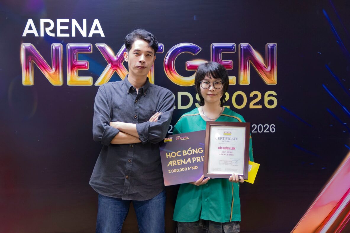 ARENA NEXTGEN AWARDS 2026: Vinh danh hành trình nỗ lực - Tiếp lửa đam mê sáng tạo ARENA NEXTGEN AWARDS 2026: Vinh danh hành trình nỗ lực - Tiếp lửa đam mê sáng tạo
