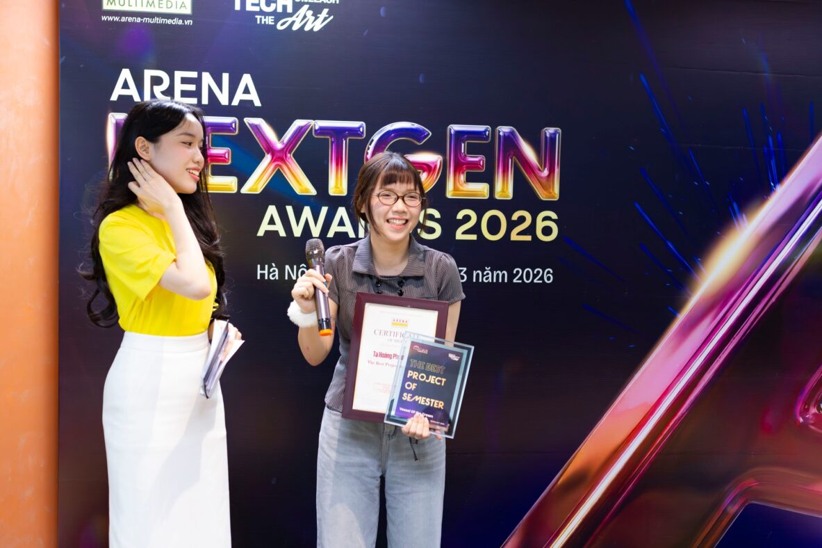 ARENA NEXTGEN AWARDS 2026: Vinh danh hành trình nỗ lực - Tiếp lửa đam mê sáng tạo ARENA NEXTGEN AWARDS 2026: Vinh danh hành trình nỗ lực - Tiếp lửa đam mê sáng tạo