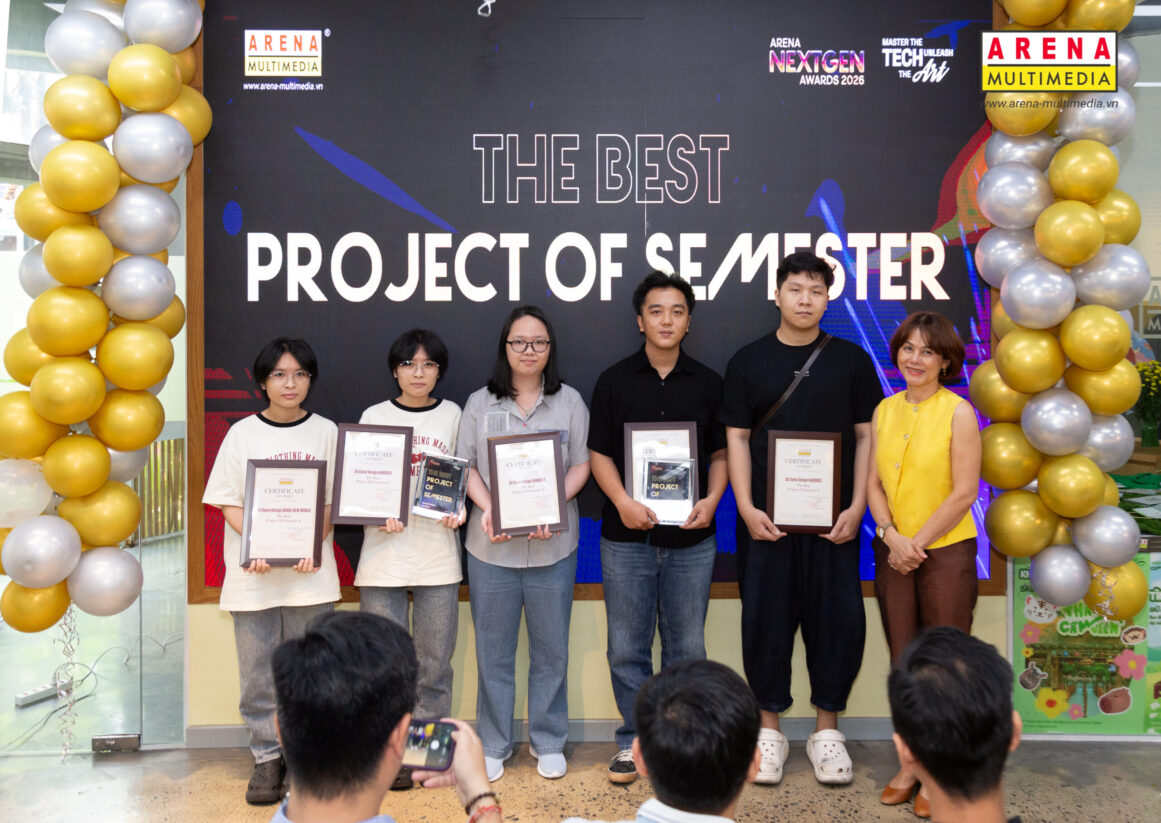 Lễ vinh danh Arena NextGen Awards 2026 "Master The Tech – Unleash The Art": Dấu ấn tự hào từ hành trình sáng tạo bền bỉ của thầy và trò nhà Arena Lễ vinh danh Arena NextGen Awards 2026 "Master The Tech – Unleash The Art": Dấu ấn tự hào từ hành trình sáng tạo bền bỉ của thầy và trò nhà Arena