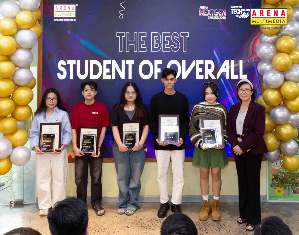 Lễ vinh danh Arena NextGen Awards 2026 "Master The Tech – Unleash The Art": Dấu ấn tự hào từ hành trình sáng tạo bền bỉ của thầy và trò nhà Arena Lễ vinh danh Arena NextGen Awards 2026 "Master The Tech – Unleash The Art": Dấu ấn tự hào từ hành trình sáng tạo bền bỉ của thầy và trò nhà Arena