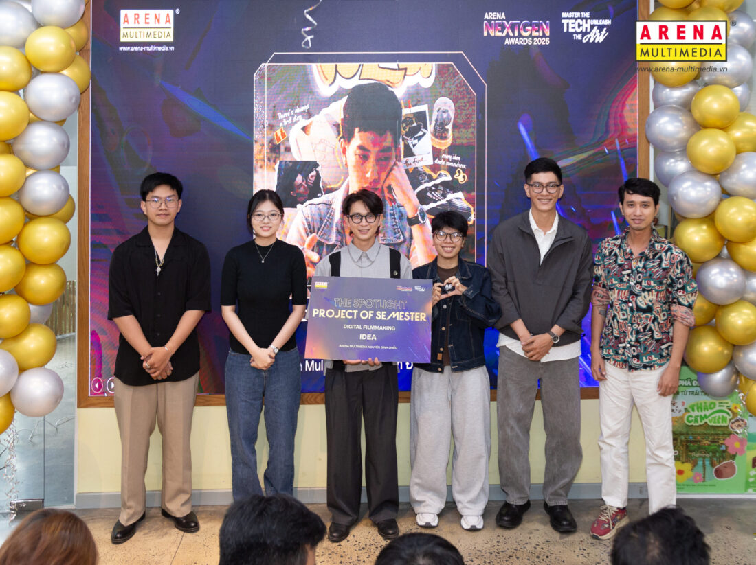 Lễ vinh danh Arena NextGen Awards 2026 "Master The Tech – Unleash The Art": Dấu ấn tự hào từ hành trình sáng tạo bền bỉ của thầy và trò nhà Arena Lễ vinh danh Arena NextGen Awards 2026 "Master The Tech – Unleash The Art": Dấu ấn tự hào từ hành trình sáng tạo bền bỉ của thầy và trò nhà Arena